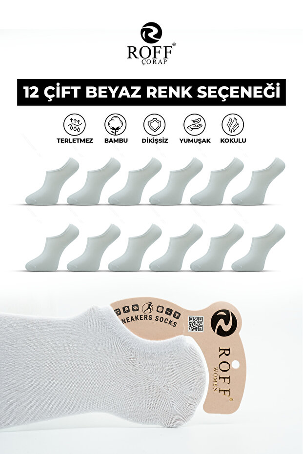 Roff Kadın Bamboo Sneaker Çorap