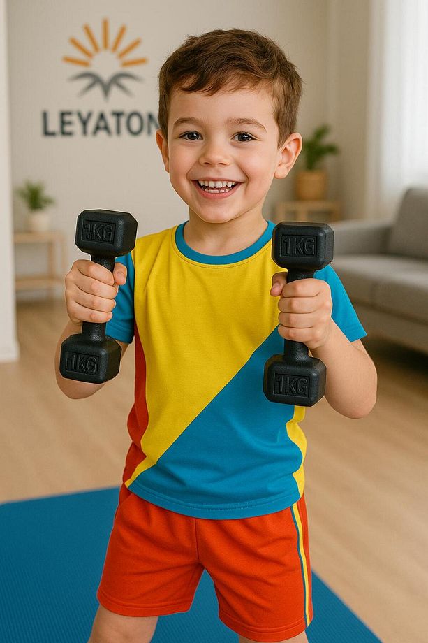 Plastik Köşeli Dambıl Set - Dumbbell Set 2x1 Kg - 2