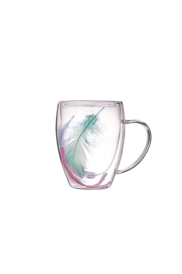 Double Feather Çift Cidarlı Kupa 350 ml - 3