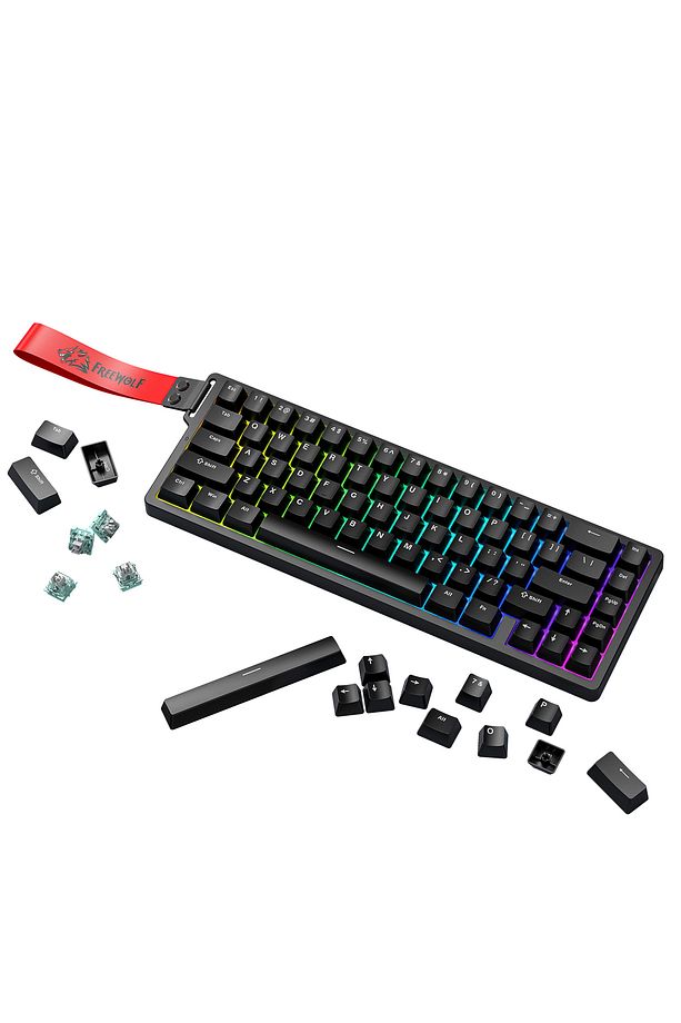 Freewolf F68 He Esports Manyetik Switch Klavye - 0.125ms Ultra Düşük Gecikme, Rgb Aydınlatma - 4