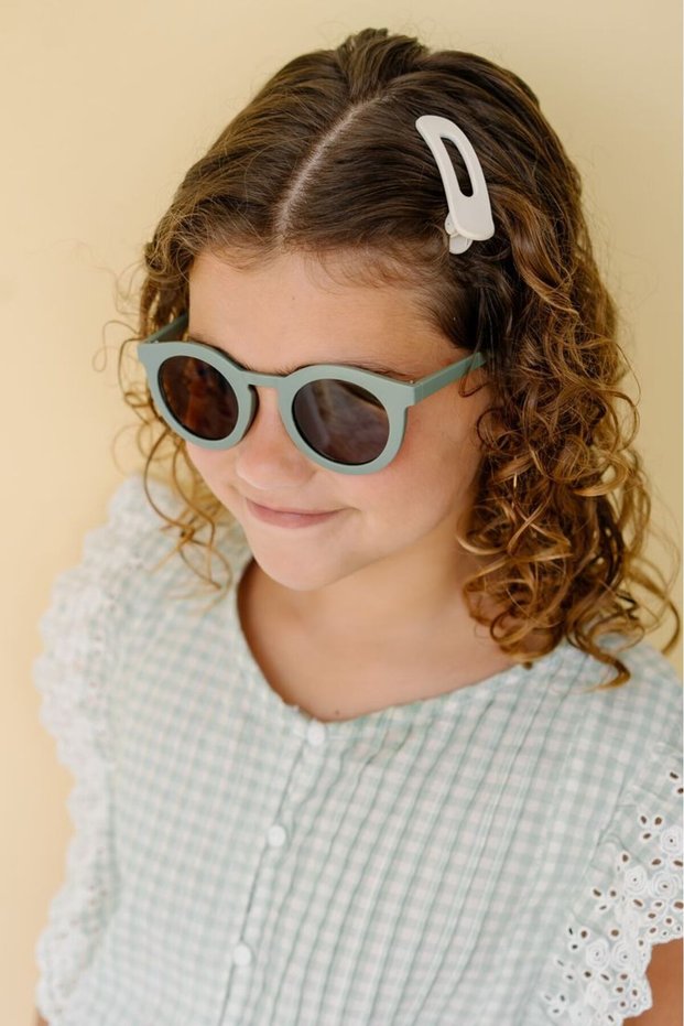 Nordic 0-10 Years Old Children's Sunglasses Uv400 Certified Green Glasses