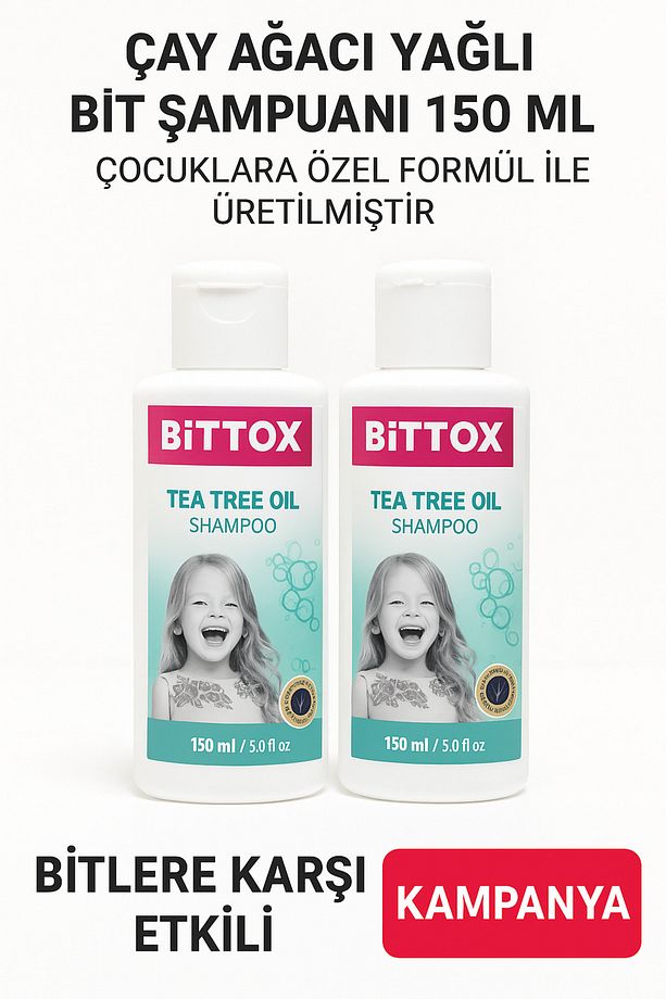 2 Kutu 150 ml Saç Bit Şampuanı Ve Sirke Ilacı. Saçları Yağdan Arındıran Aile Boyu Kullanılan Şampuan - 1