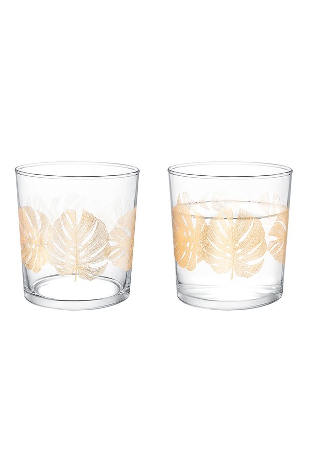 Golden Leaves Pierretta 4 Lü Su Bardağı Seti - 380 ml - 2