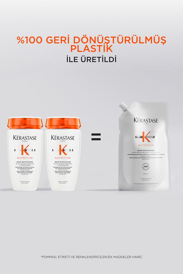 Nutritive Bain Satin Riche Yoğun Nemlendirici Şampuan 500 ml - 4