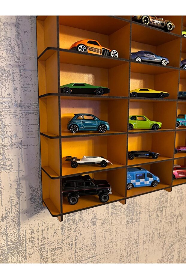 Oyuncak Araba Rafı Mobilya - 1