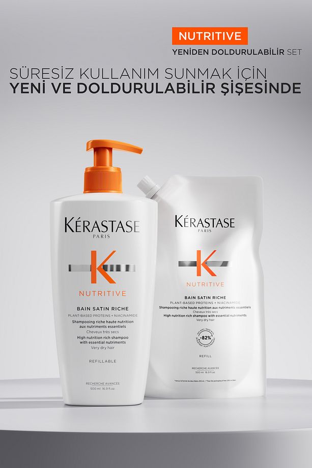 Nutritive Bain Satin Riche Yoğun Nemlendirici Şampuan 500 ml - 3