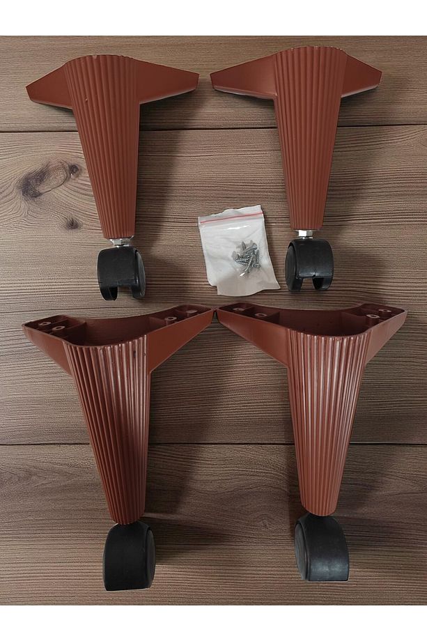 Tekerlekli Sehpa Masa Ayağı, Akıllı Sehpa Ayağı, Sihirli Sehpa Ayağı4 Adet 360 Derece 20 Cm - 6