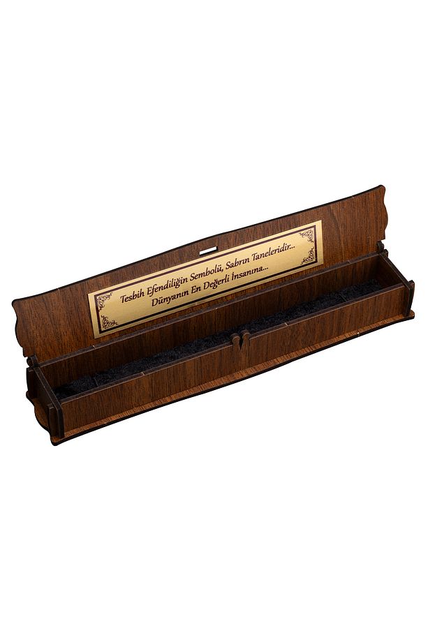 Ahşap Hediye Kutusu, Tesbih Kutusu, Bileklik Kutusu 24x5cm - 2