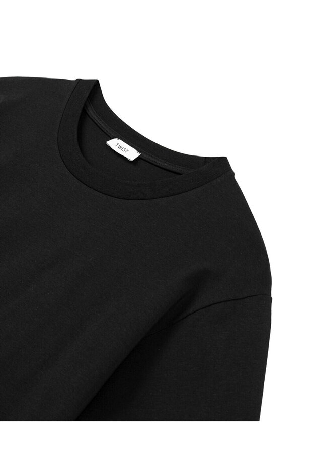 BİSİKLET YAKA BASIC T-SHIRT - 4