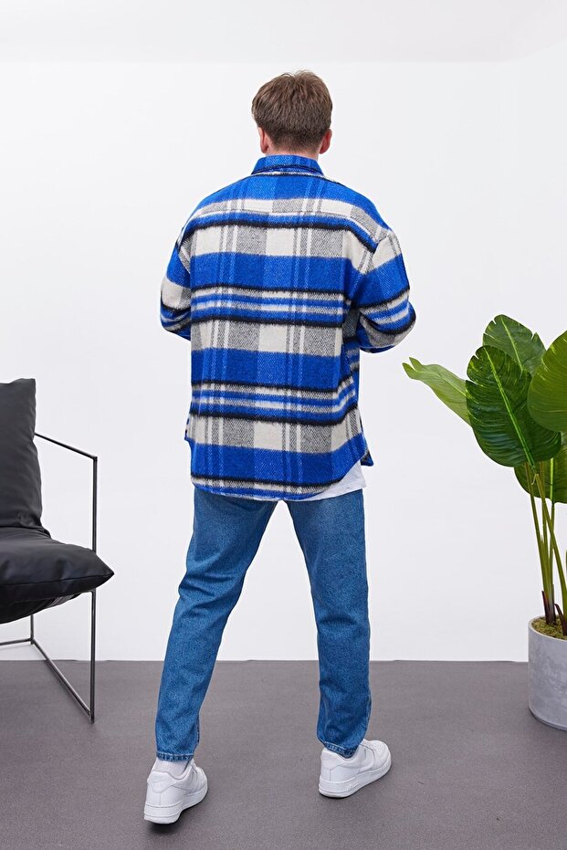 Mavi Gri Oduncu Gömlek - 2