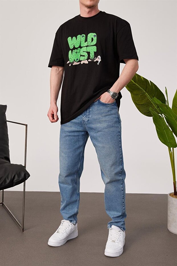 WLD WST Μαύρο Tshirt - 2