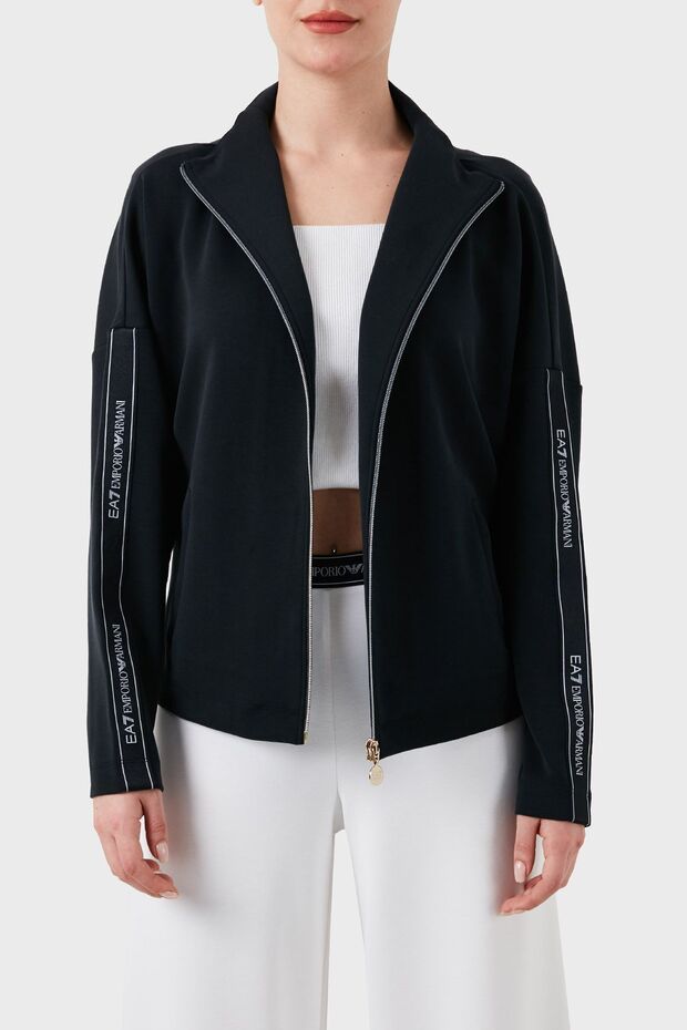 Kadın Fermuarlı Sweatshirt - 4