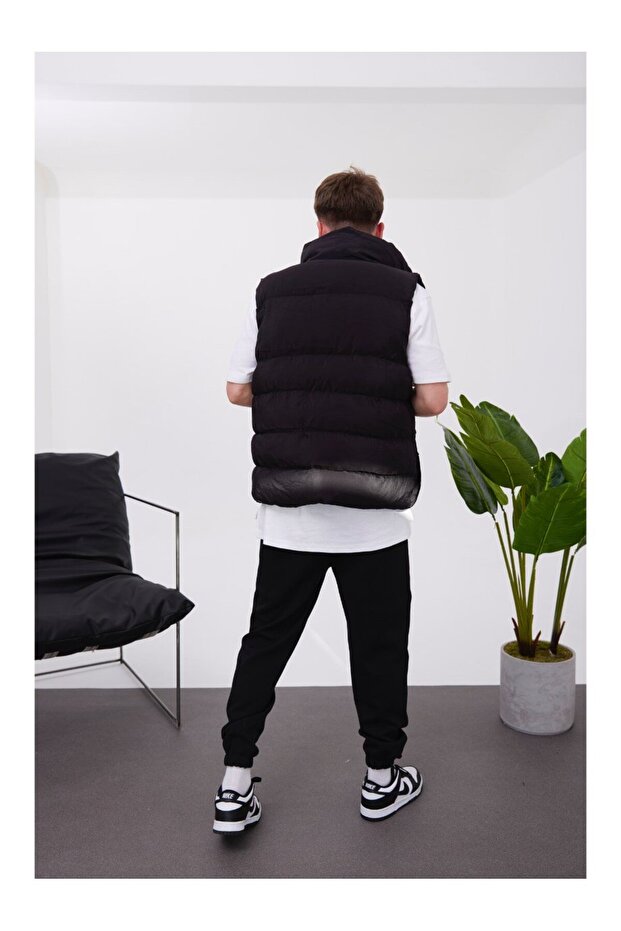 1241 Siyah Şişme Yelek - 3