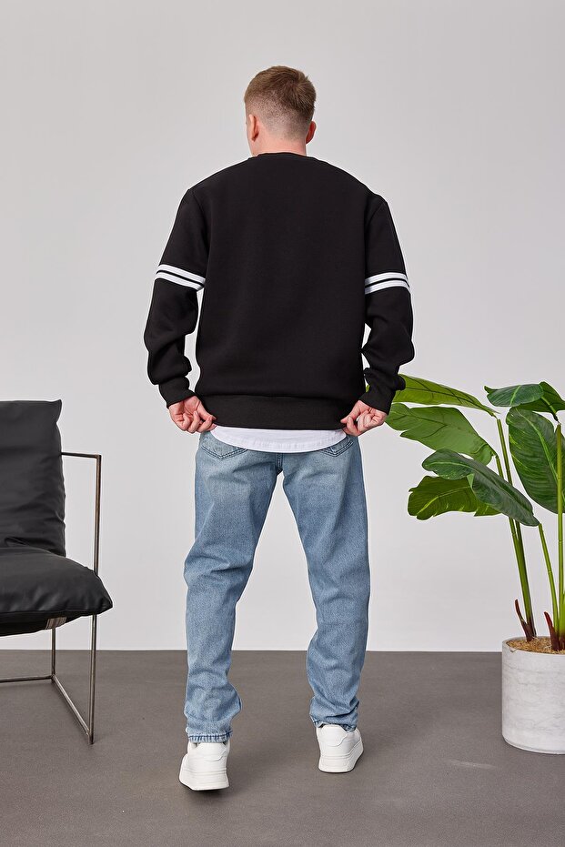 Officialman Siyah Sweatshirt - 3
