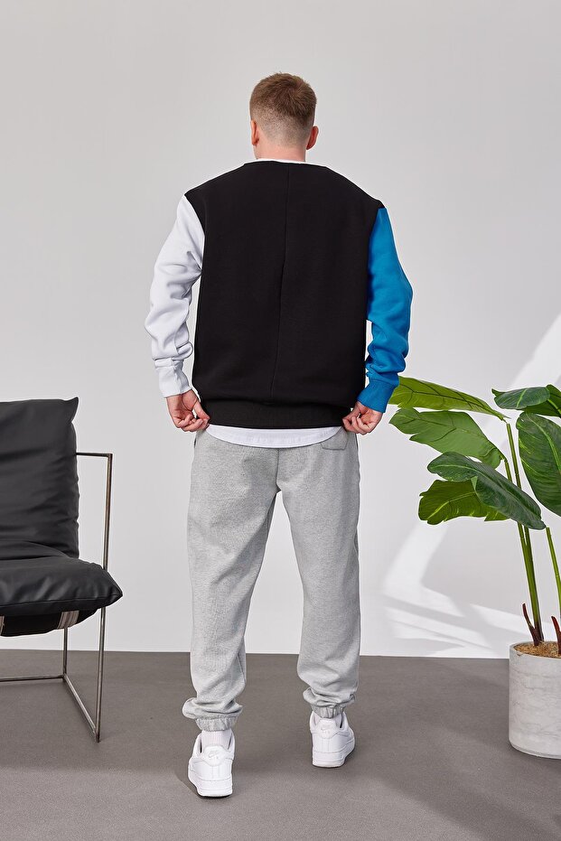 Черен суитшърт Renaissance - 3