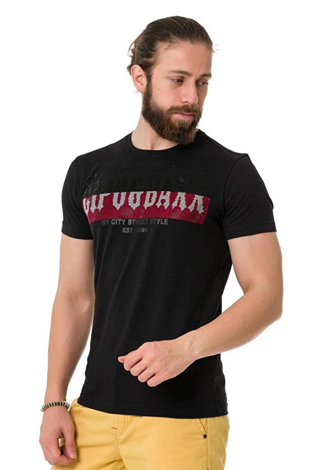 Ct732 premium t-shirt with stones