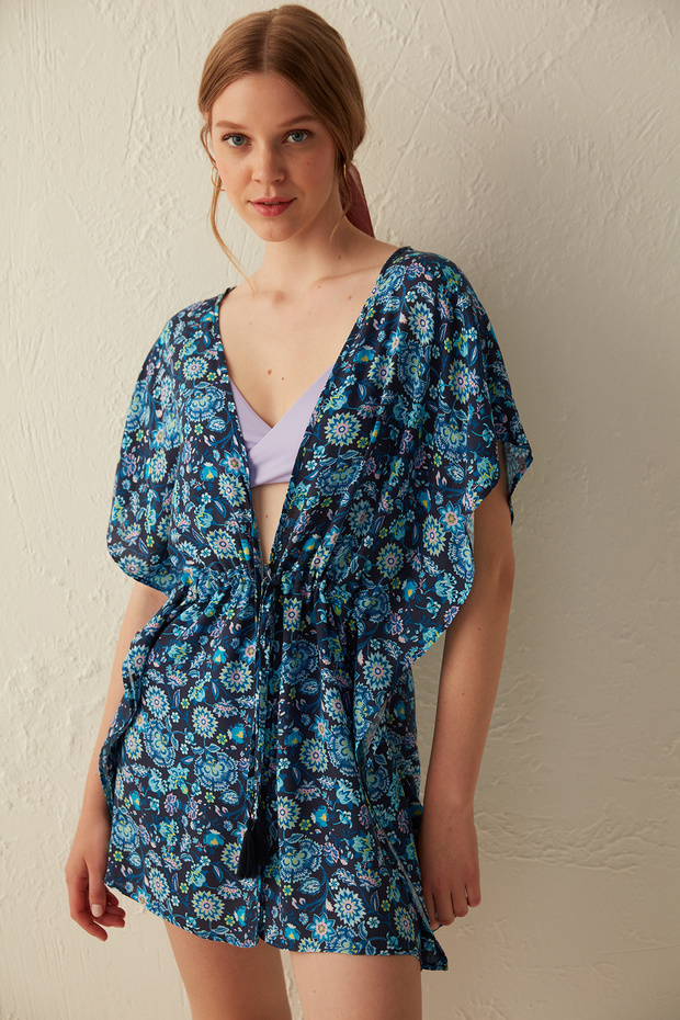 Çok Renkli Bundle Kaftan - 1