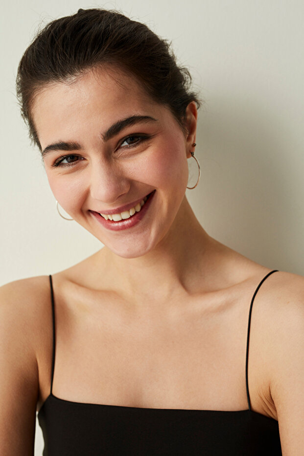 Siyah Ince Askılı Atlet - 1