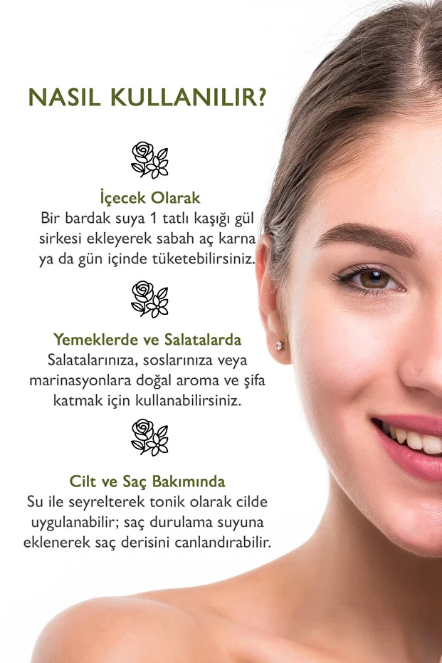 Gül Sirkesi 100 ML - 5