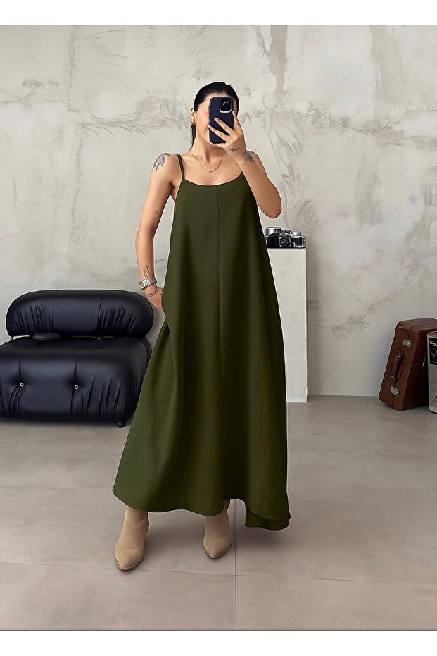 Women's Isabel Full Lycra Invisible Long Dress with Adjustable Straps