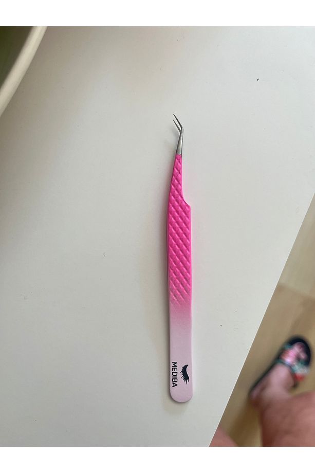 Ipek Kirpik Cımbız SET 2 Li Fiber Uç Tüm Kirpik Işlemleri Için Ipek Kirpik Cımbız - 2