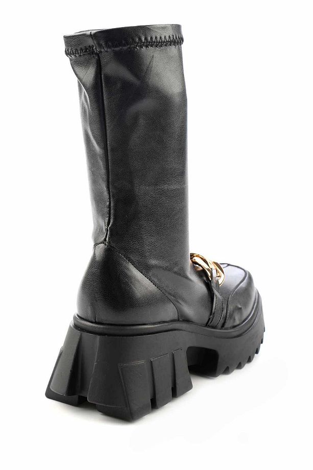 Siyah Kadın Bot & Bootie K02828114609 - 4