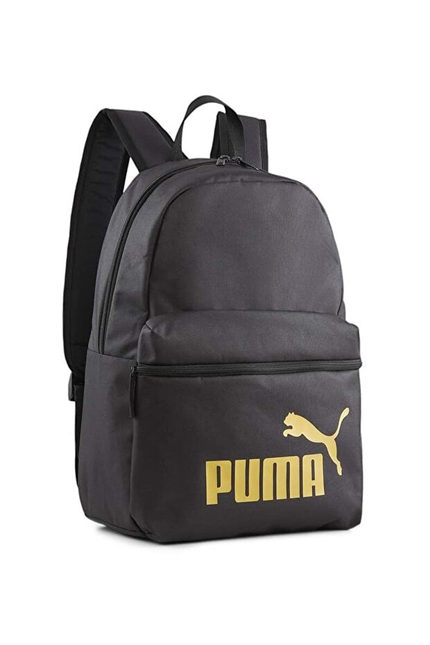 حقيبة ظهر Phase Backpack 091164 للجنسين، باللون الأسود والذهبي
