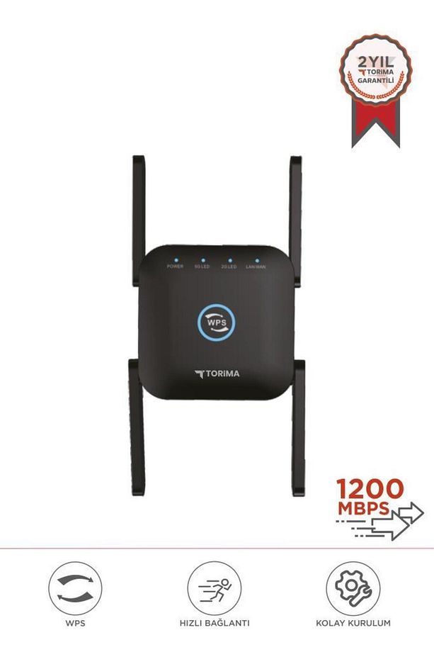 AC24 Siyah Wifi Pro Sinyal Yakınlaştırıcı Router - 1