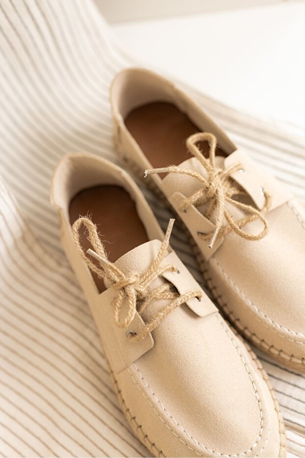 Riven Bej Espadril - 5