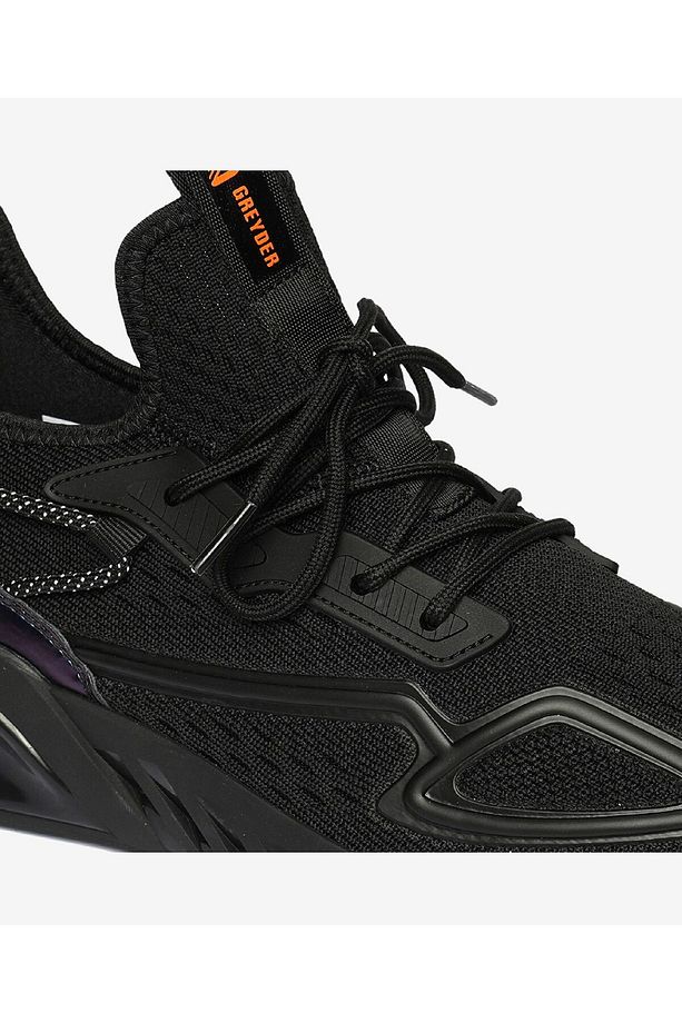 Erkek Siyah Sneaker Ayakkabı 4y1sa62626 - 5
