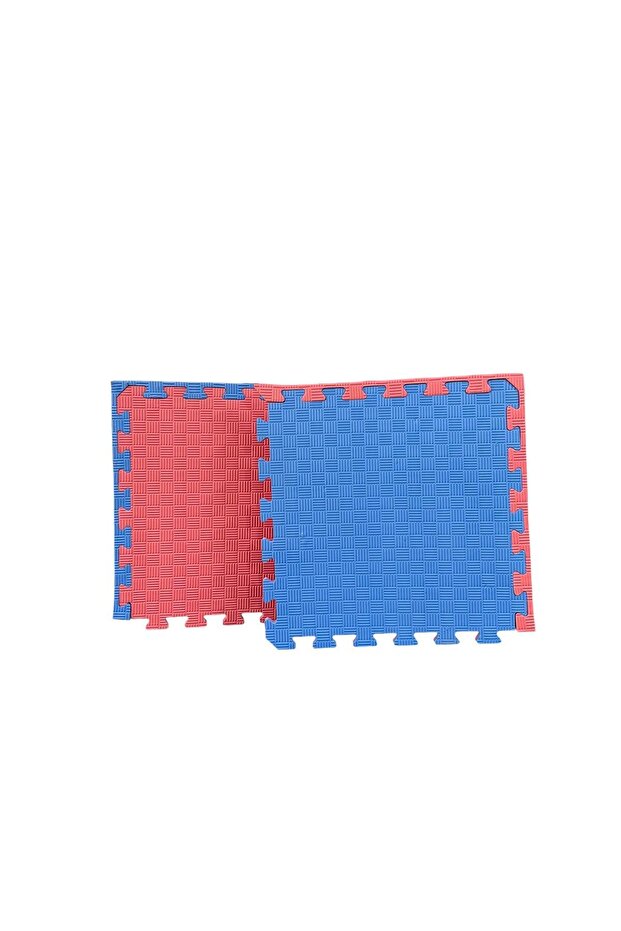AFFECTİONE Tatami Minderi 20mm 50x50 Çift Yönlü Kullanım Mavi-kırmızı
