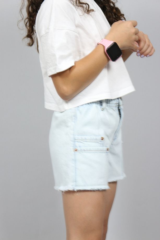 KIZ JEANS ŞORT DENİM KOT KUMAŞ - 3