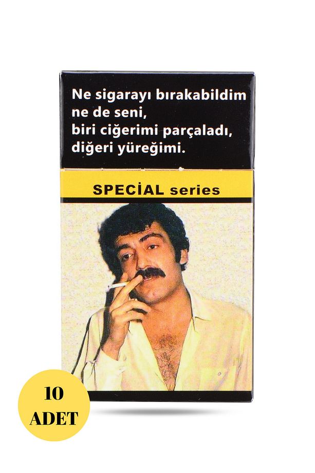 Özel Seri 10 Adet Karton Sigara Kutusu Müslüm Çok Amaçlı Boş Kutu Special Series - 1