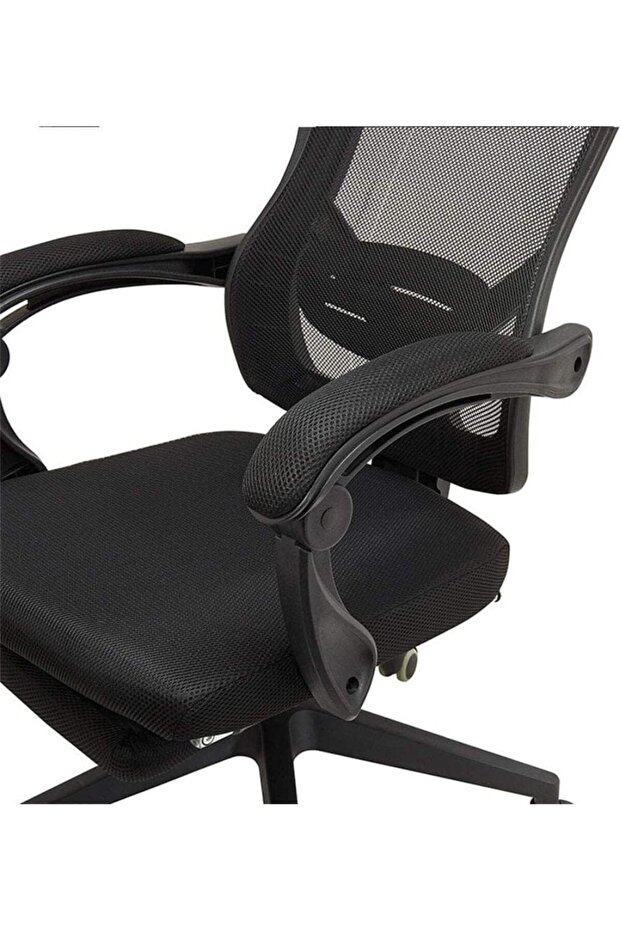 Kisper Office Chair Ergonomic Breathable Mesh Reclining Adjustable Gaming Chair With Footrest - 8