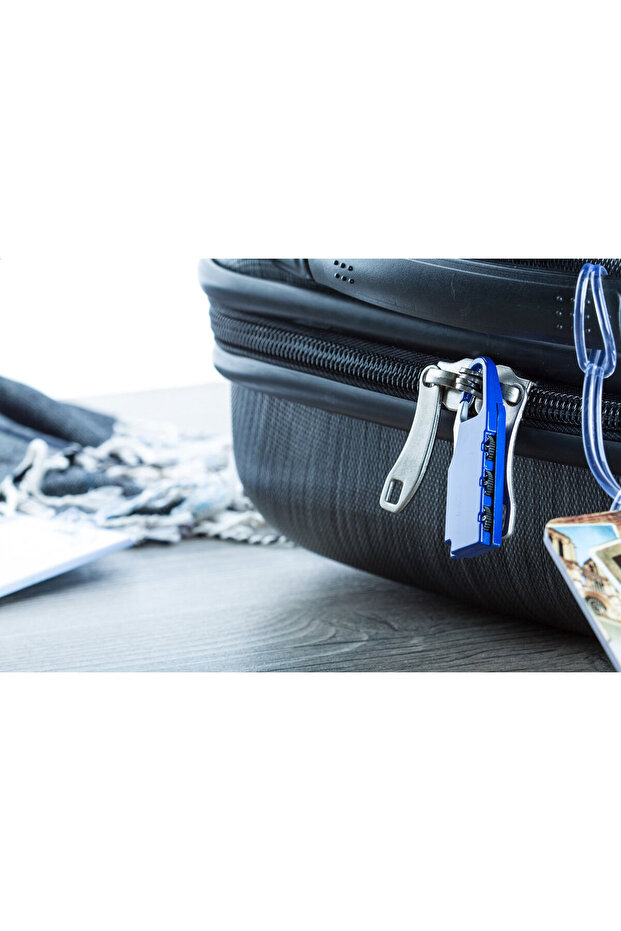 Blue luggage lock - 3