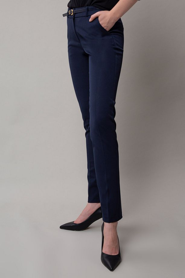 Yüksek Bel Slim Fit Pantolon – Şıklığın Güçlü Duruşu - 6