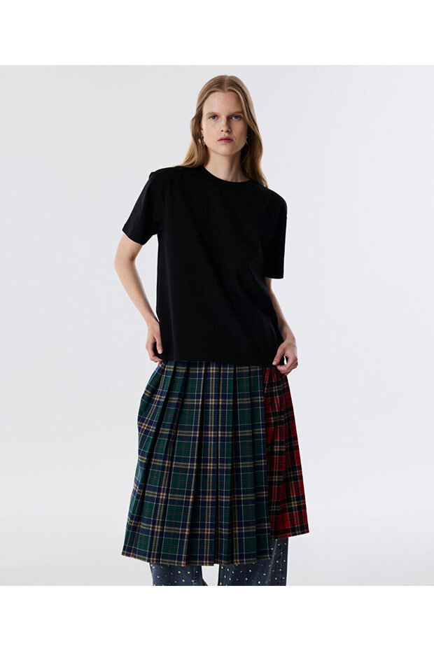 BİSİKLET YAKA BASIC T-SHIRT - 1