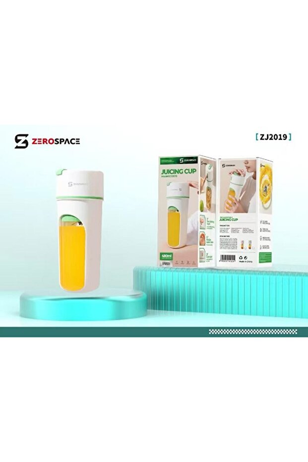 كوب عصارة محمول 400 مل لتحضير عصائر طازجة بسهولة Zerospace ZJ2019