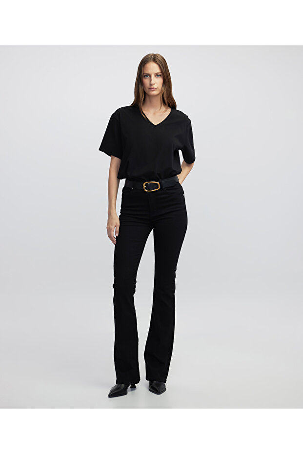 V yaka basic tişört - 2