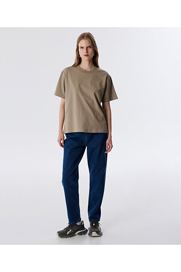 BİSİKLET YAKA BASIC T-SHIRT - 5