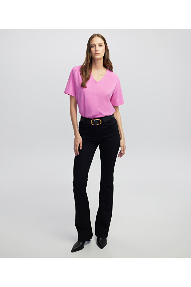 V yaka basic tişört - 2