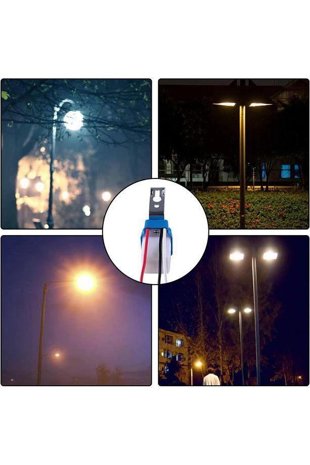12 VOLT 10 AMPER LDR FOTOSEL SENSÖR ( GECE ÇALIŞIR GÜNDÜZ KAPANIR ) - 2