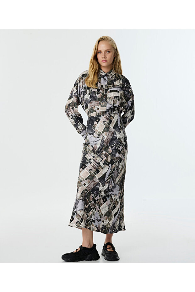 GÖRSEL BASKILI VİSKOZ ETEK - 2