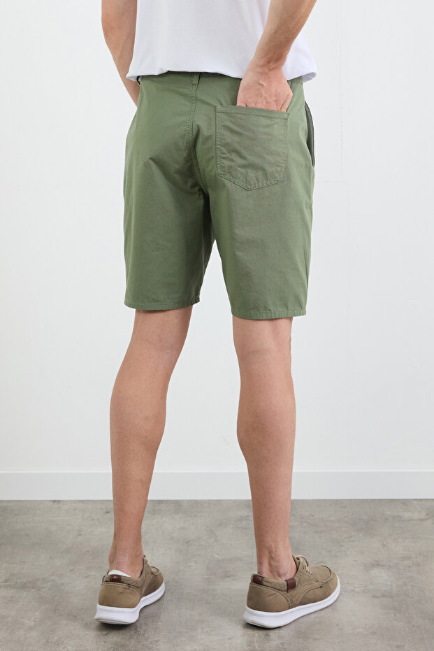 Gabardin Kargo Cepli Şort - 4
