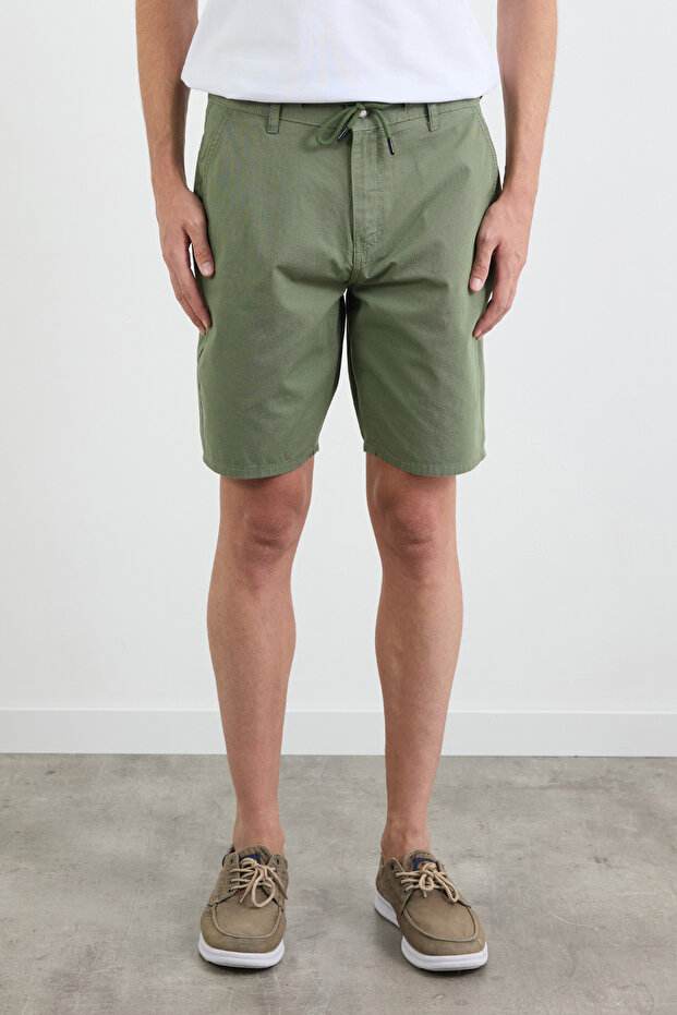 Gabardin Kargo Cepli Şort - 6