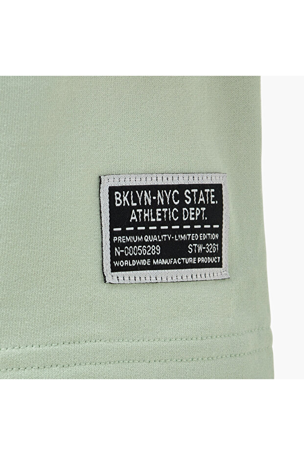 Solid Shorts with Drawstring Closure and Pockets - 5