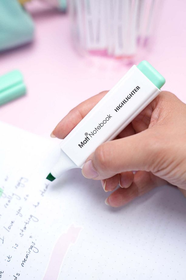 6'lı Highlighter Pastel Renk Fosforlu Kalem Seti - 7