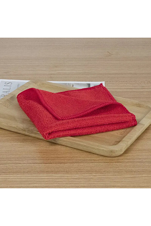 Prosop microfibră, roșu - 2