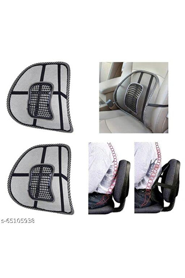 Adjustable, sweat-proof lumbar support - 4