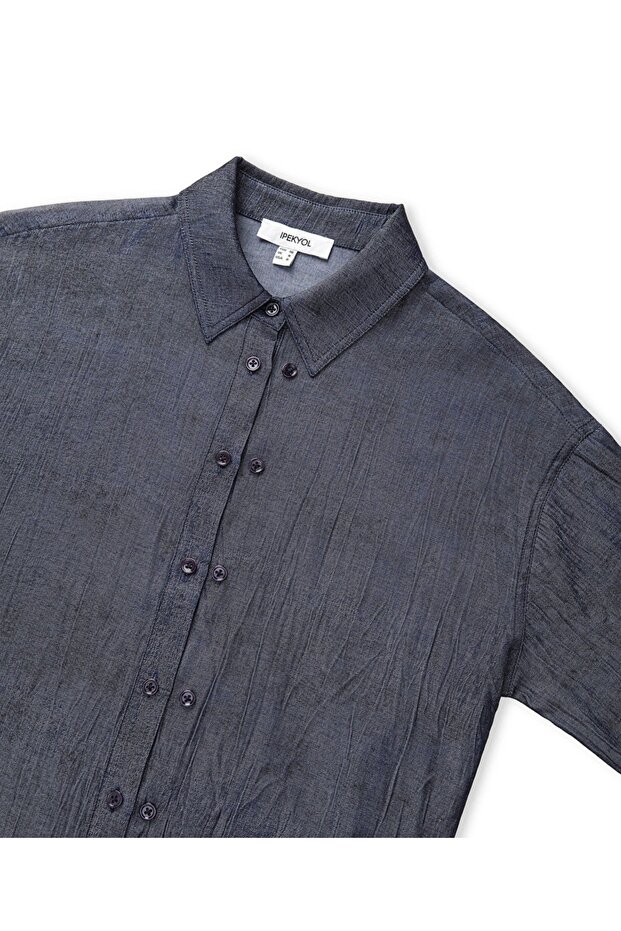 قميص ذو ملمس مزدوج - 4